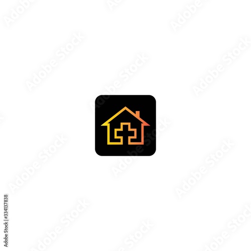 Free Download Home medical icon vector - GFXLoad