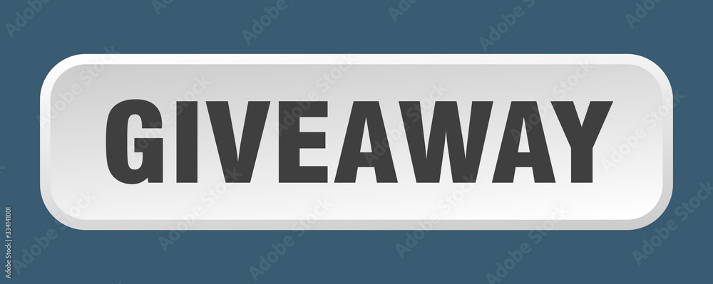 giveaway button. giveaway square 3d push button giveaway button. giveaway square 3d push button