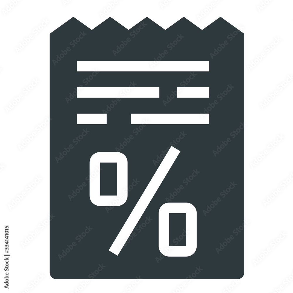 discount black icon on white background discount black icon on white background
