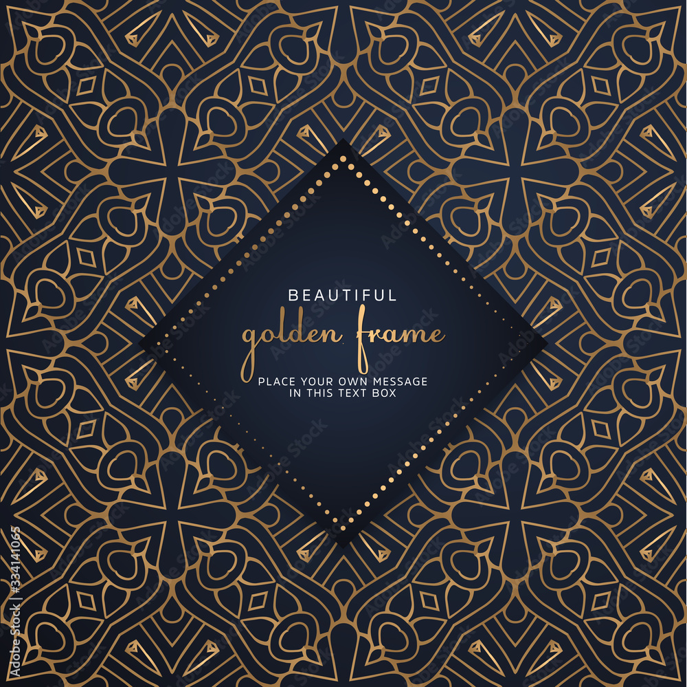 Cards or invitations with mandala pattern Cards or invitations with mandala pattern