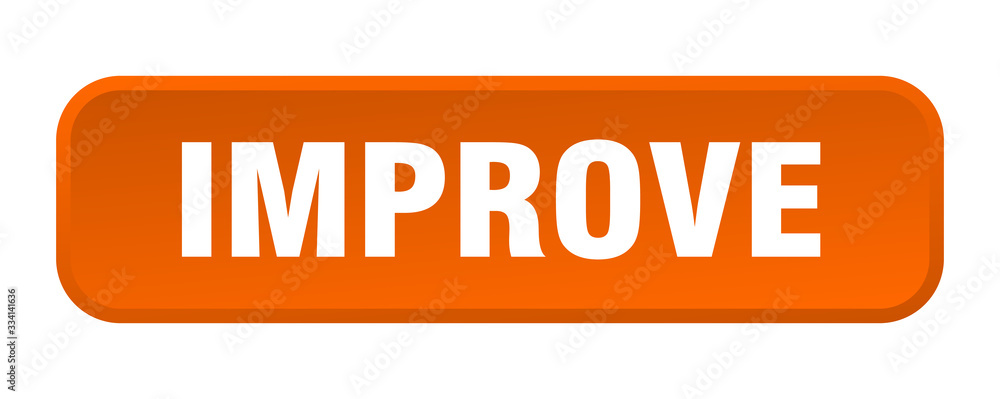 improve button. improve square 3d push button improve button. improve square 3d push button