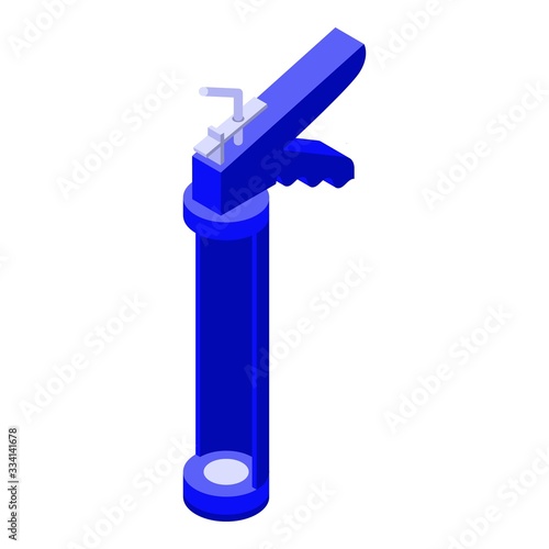 Polyurethane foam tool icon. Isometric of polyurethane foam tool vector icon for web design isolated on white background