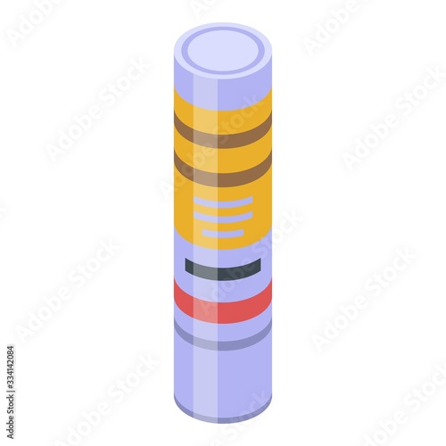 Mounting foam icon. Isometric of mounting foam vector icon for web design isolated on white background