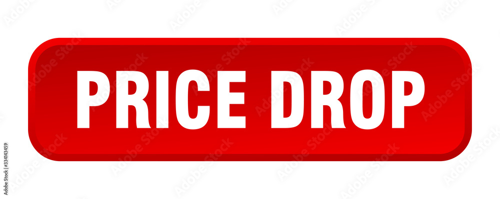 price drop button. price drop square 3d push button price drop button. price drop square 3d push button