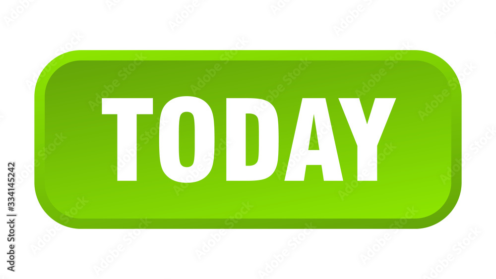 today button. today square 3d push button today button. today square 3d push button