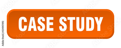 case study button. case study square 3d push button