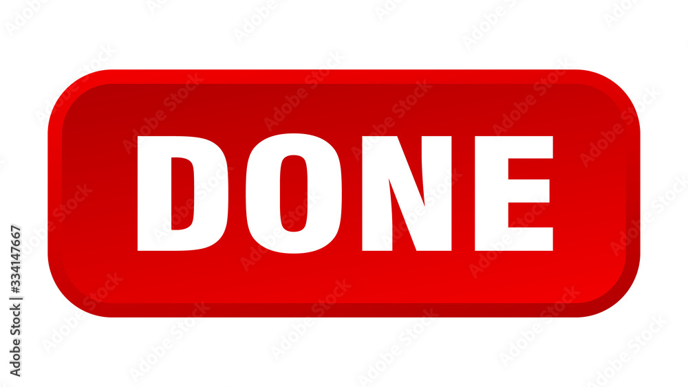 done button. done square 3d push button done button. done square 3d push button