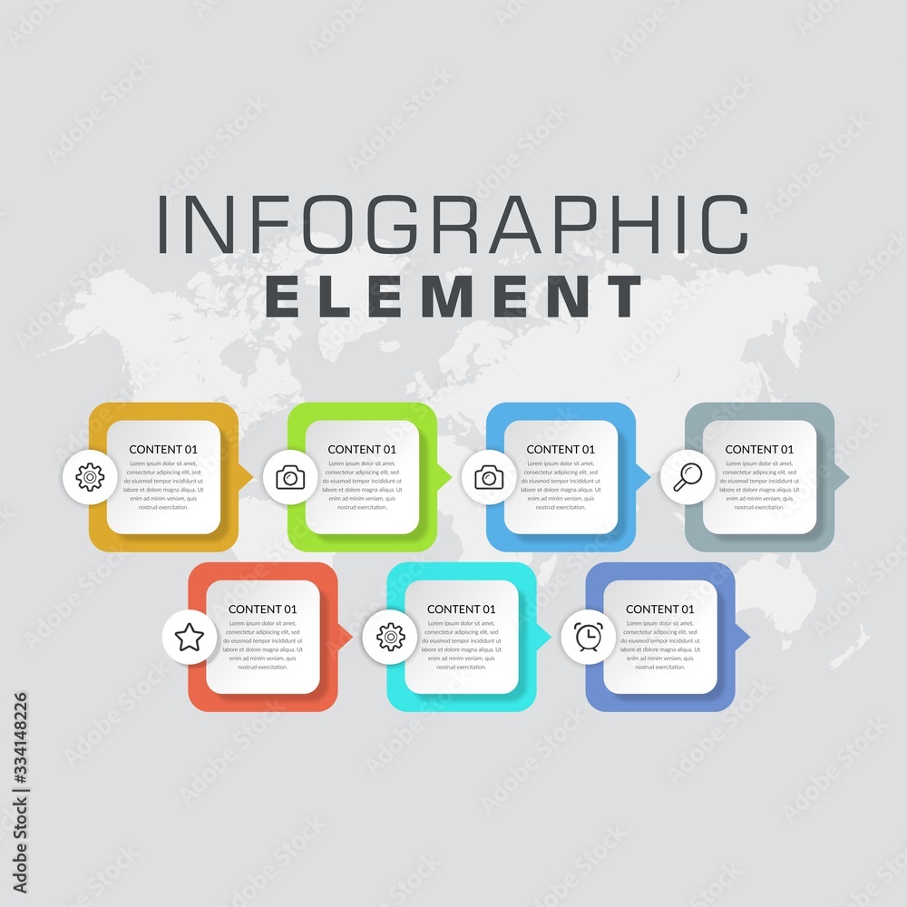 Obraz premium Infographic Element for Business Strategy Vector Design