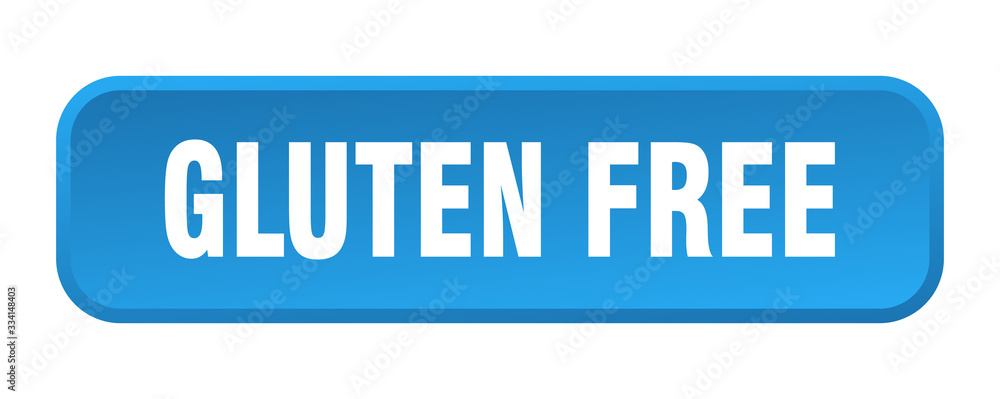 gluten free button. gluten free square 3d push button gluten free button. gluten free square 3d push button