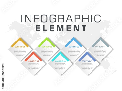 Infographic Element for Business Strategy Vector Design