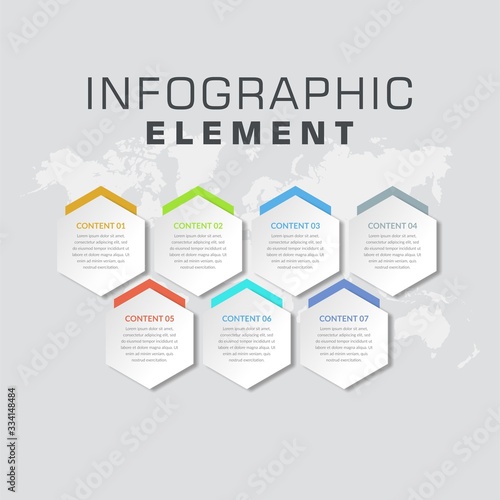 Infographic Element for Business Strategy Vector Design