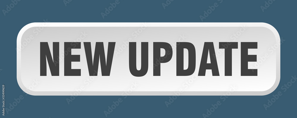 new update button. new update square 3d push button new update button. new update square 3d push button