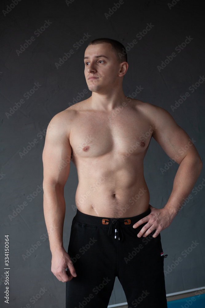 Fototapeta premium young muscular man