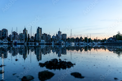 Vancouver beautiful city view from Stanley Park © sayrhkdsu