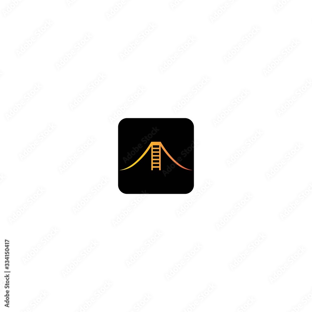 Bridge logo template vector icon design Bridge logo template vector icon design