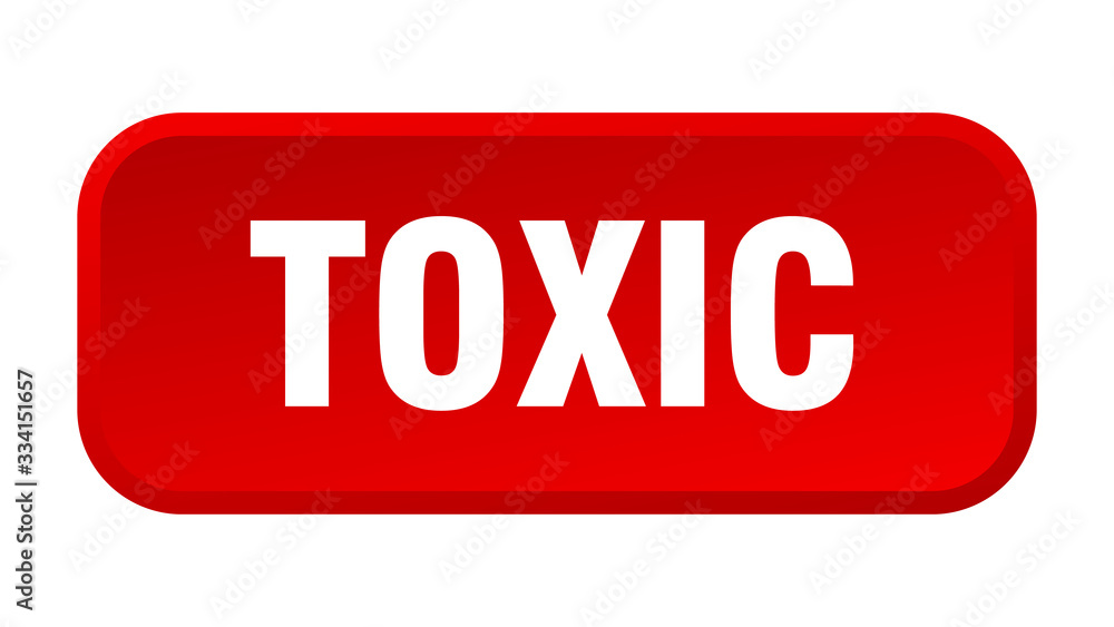 toxic button. toxic square 3d push button toxic button. toxic square 3d push button