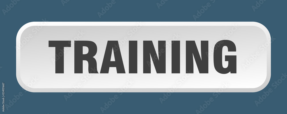 training button. training square 3d push button training button. training square 3d push button