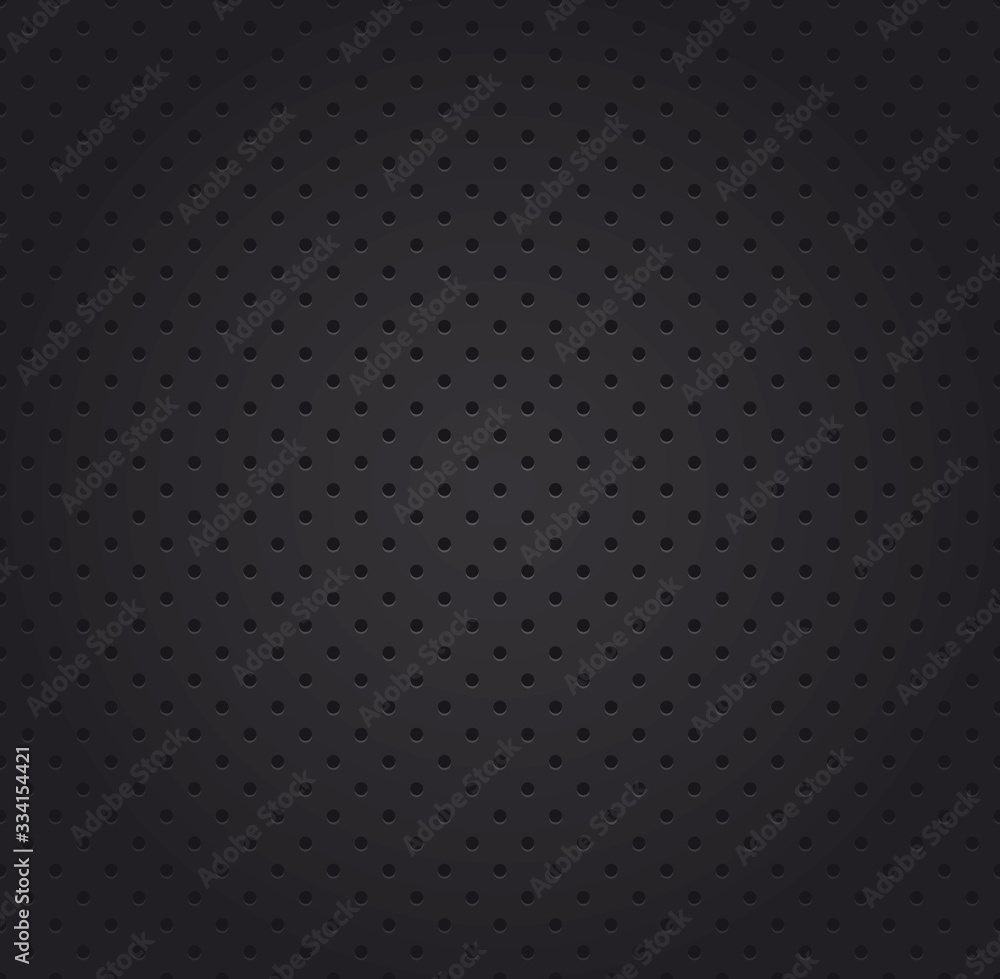 Seamless perforated grey texture. Black background Seamless perforated grey texture. Black background