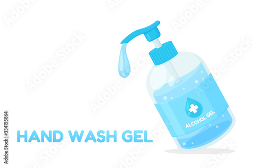 Alcohol gel for washing hands Kill germs and the corona virus that is spreading heavily.
