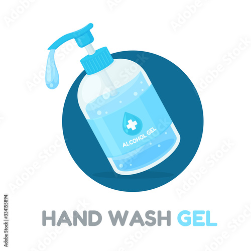 Alcohol gel for washing hands Kill germs and the corona virus that is spreading heavily.