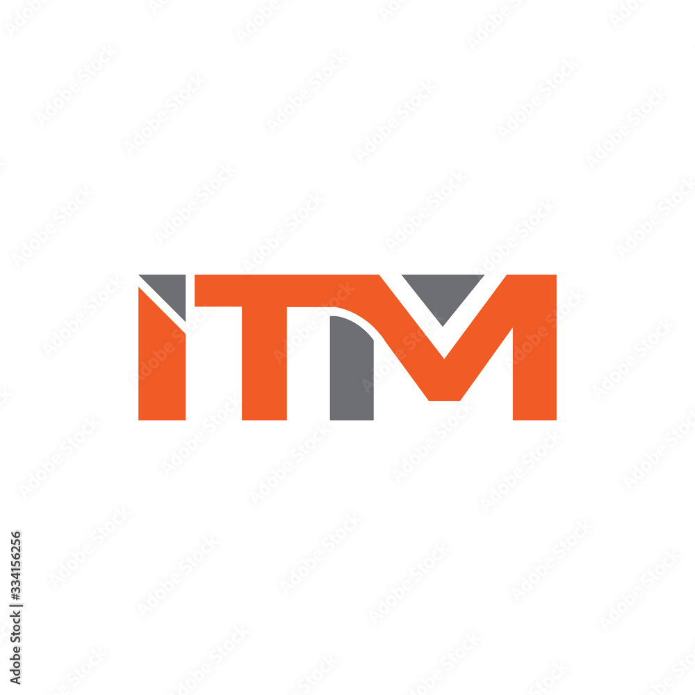ITM letter logo vector ITM letter logo vector