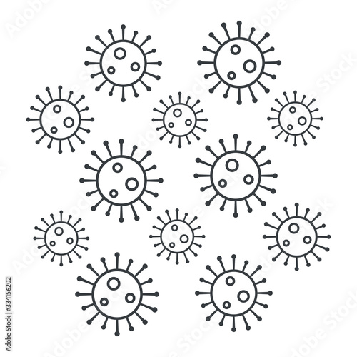 Pro biotic bacteria, Good microorganisms concept isolated