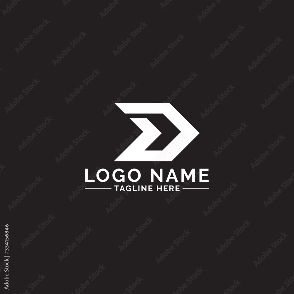 D letter logo vector template D letter logo vector template