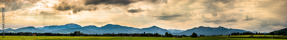 karwendel mountains - panorama