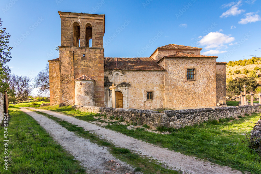 Romanesque church of the Assumption Valdevacas y Guijar (Segovia)