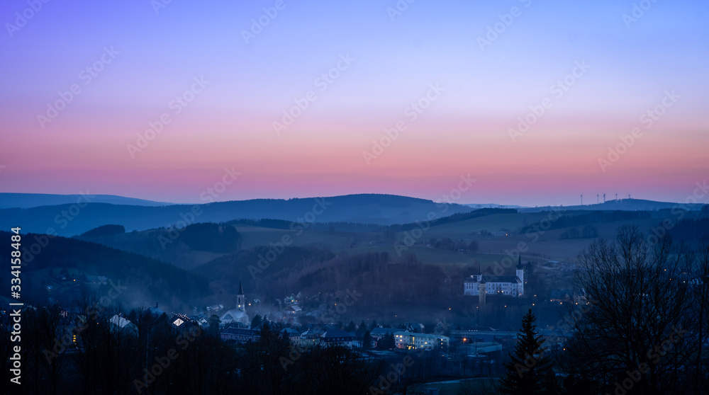 Dorf im Abendrot Dorf im Abendrot