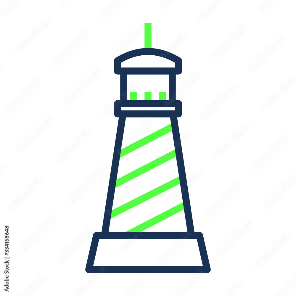 lighthouse vector logo icon in a line style lighthouse vector logo icon in a line style