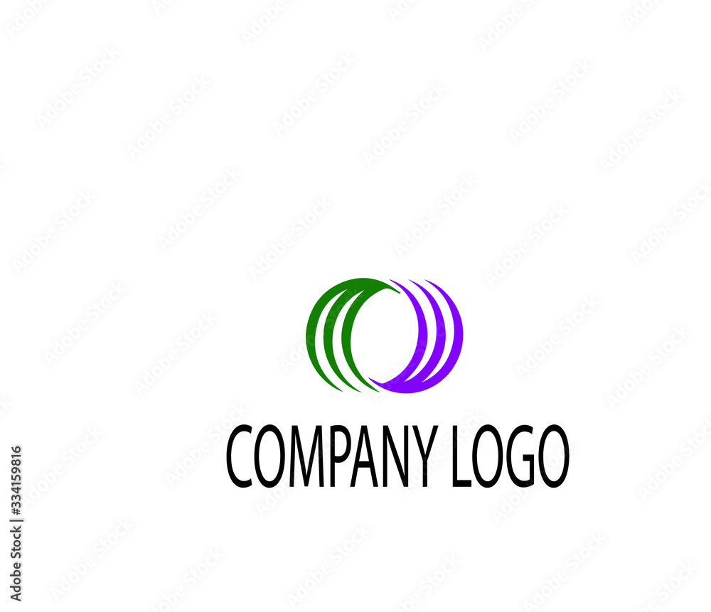 Fototapeta premium Logo vector illustrator white background