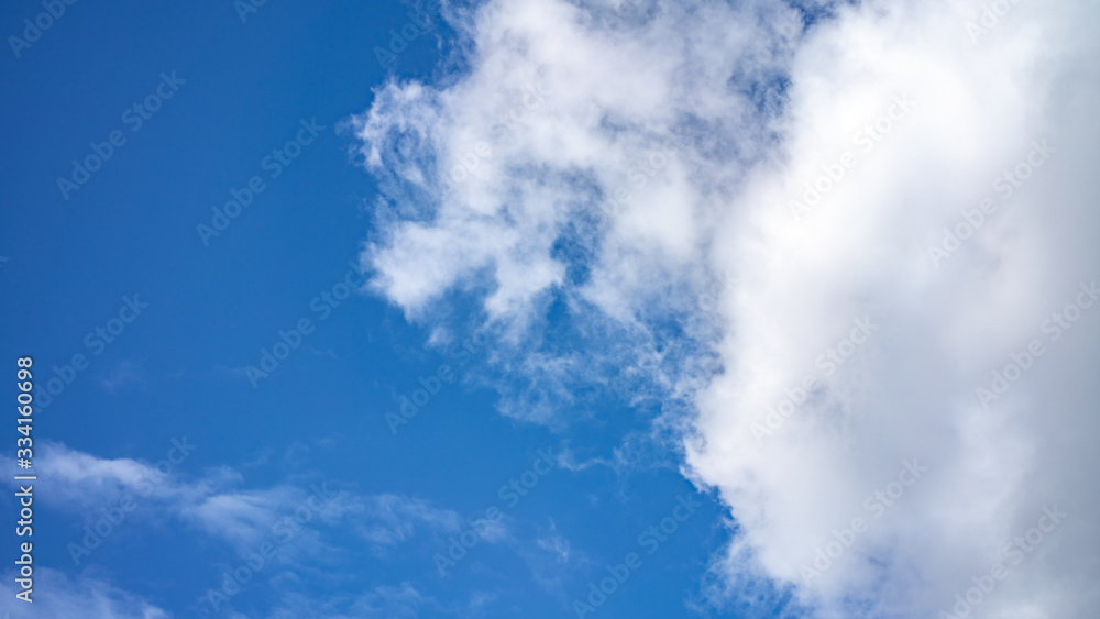 blue sky with white swirling clouds blue sky with white swirling clouds