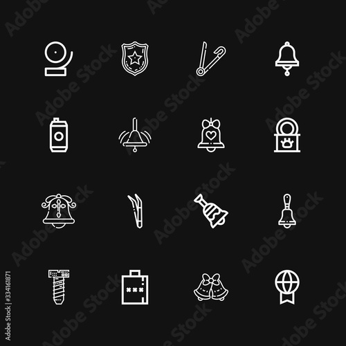 Editable 16 metallic icons for web and mobile