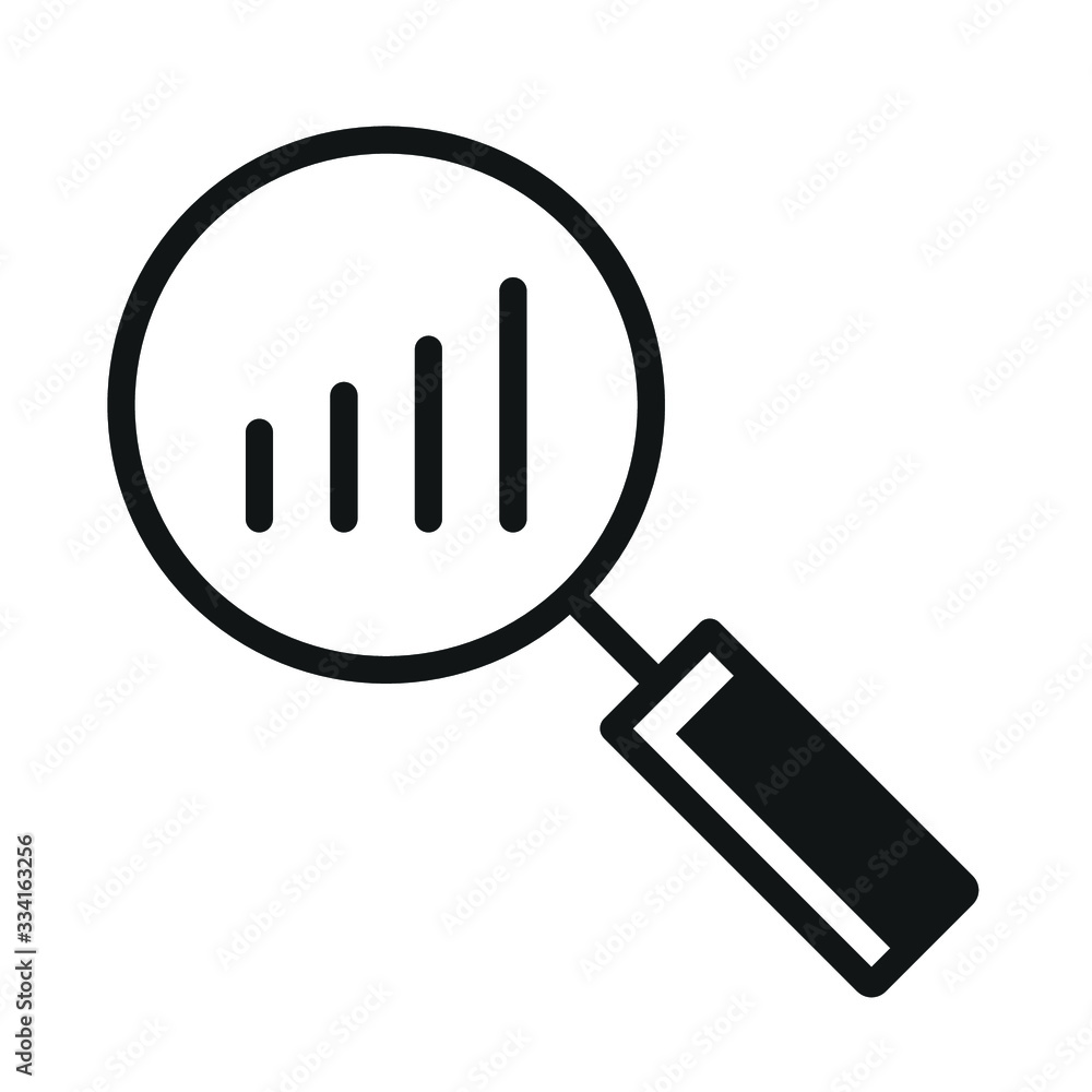 Search icon, analytics icon, editable search and analytics vector icon design Search icon, analytics icon, editable search and analytics vector icon design