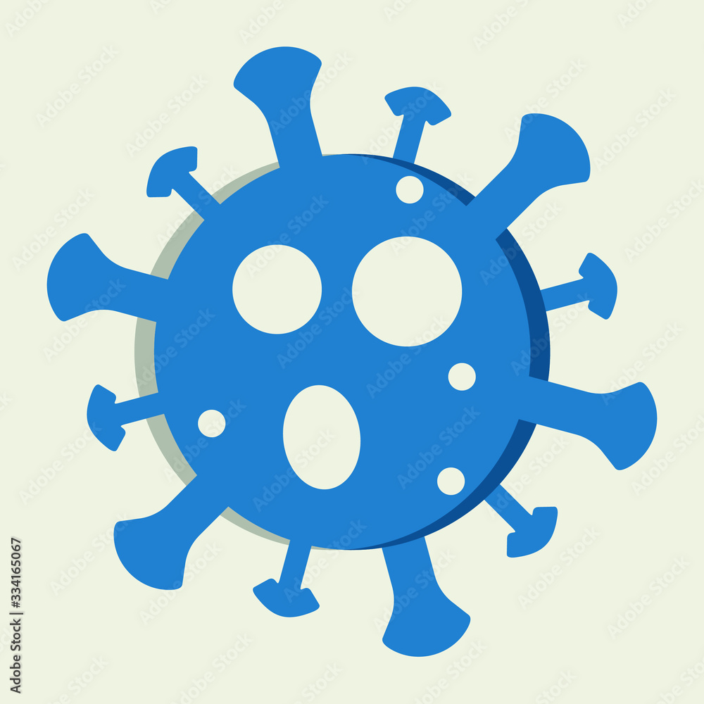 Coronavirus COVID-19 icon illustration Coronavirus COVID-19 icon illustration