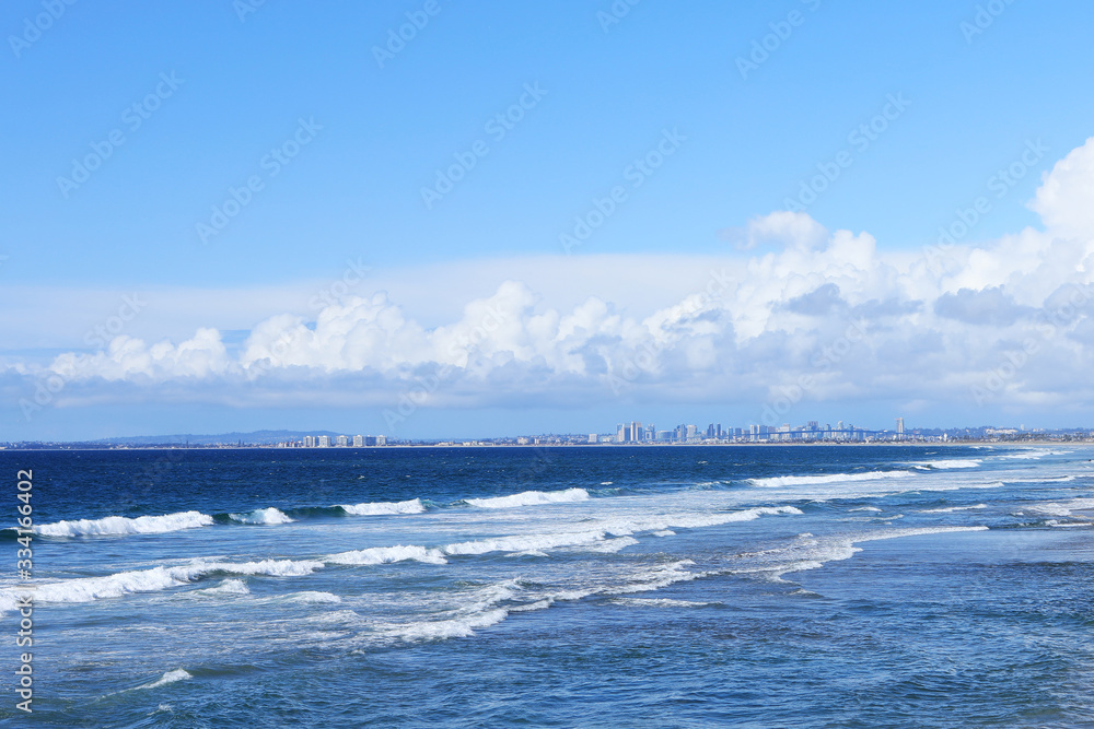 View of San Diego seen from Imperial Beach, California View of San Diego seen from Imperial Beach, California