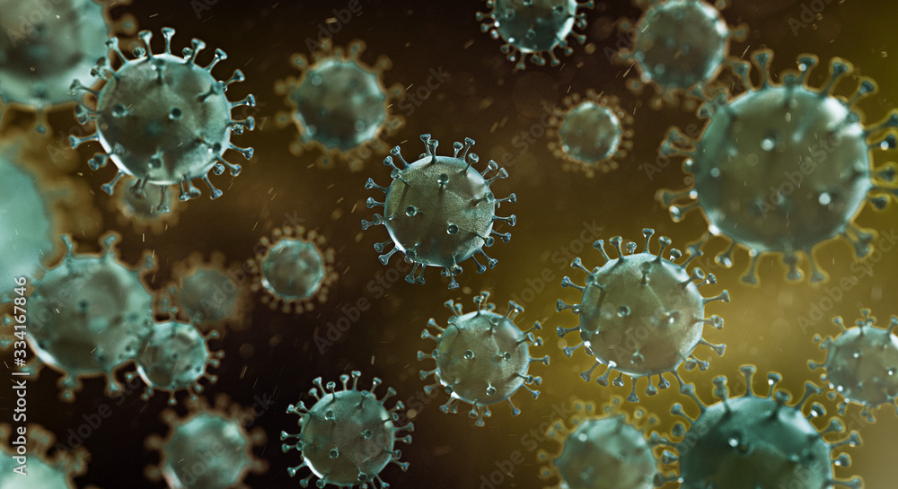 Coronavirus background
