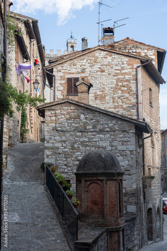 Gubbio, historic city in Umbria, Italy © Claudio Colombo