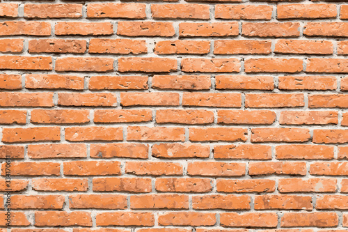 Grunge red brown texture as brick wall shape background (Vector). Use for decoration, aging or old layer
