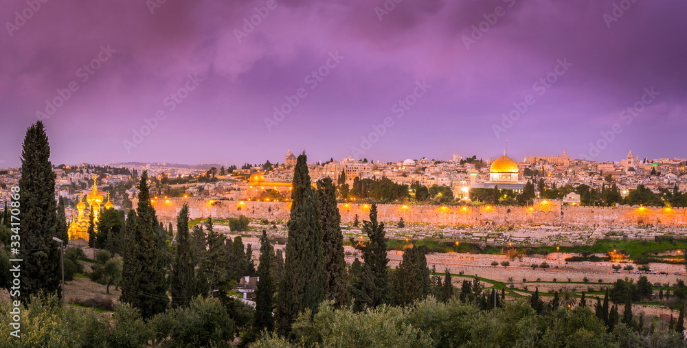 Jerusalem view from Mount of Olives