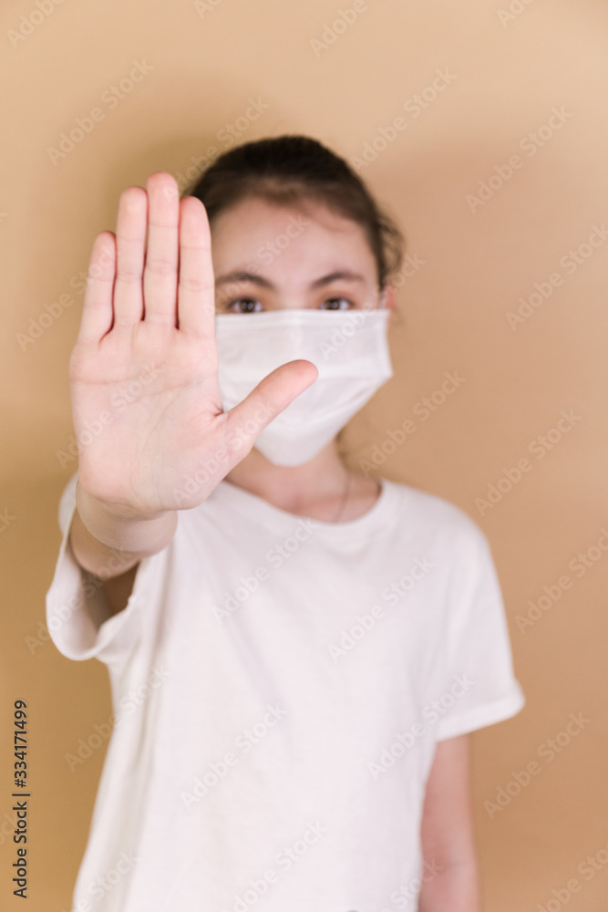 Masked child protection against virus. Selective focus. The concept of virus and air pollution. Virus and symptoms of an epidemic virus Masked child protection against virus. Selective focus. The concept of virus and air pollution. Virus and symptoms of an epidemic virus