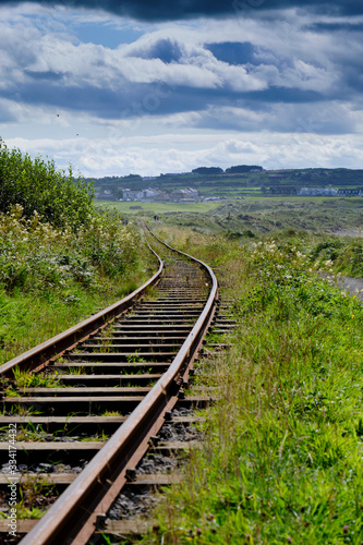 A railway that gets lost in the Irish countryside
