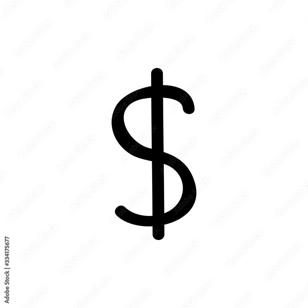 dollar doodle icon, vector illustration dollar doodle icon, vector illustration