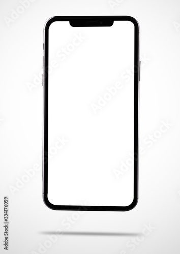 Smartphone mobile mock up blank front screen