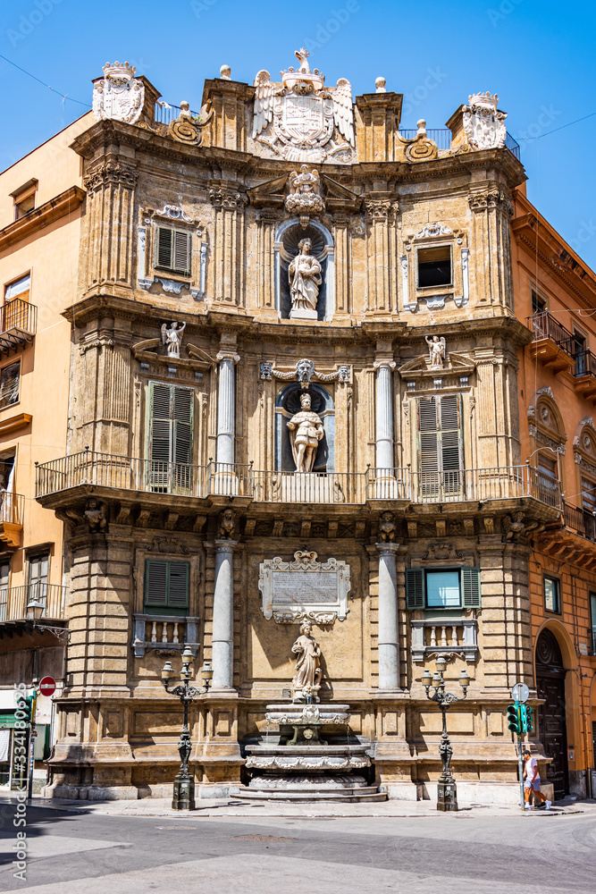 Quattro Canti in Palermo, Sicily