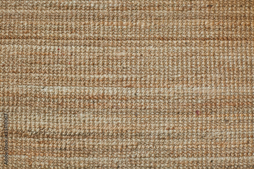 The surface texture of a natural Mat  straw  rope  or other natural material .