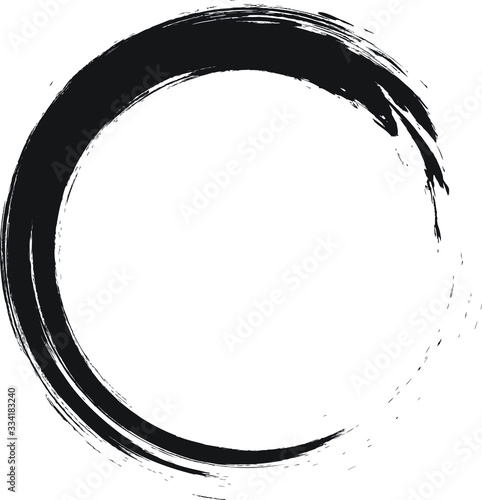 Hand drawn circles sketch frame Grunge doodle scribble round circles for message