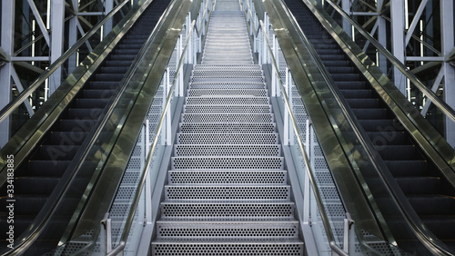 Double escalator symmetry.
