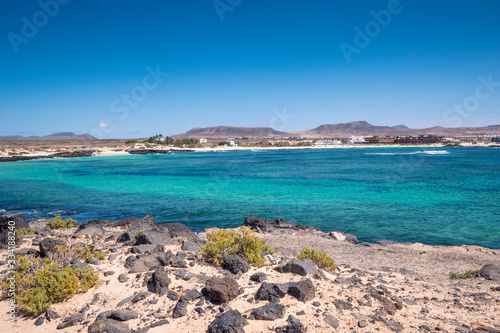 Shell Beach (Playa de la Concha) El Cotillo La Oliva Fuerteventura  Canary Islands Spain © welshpix